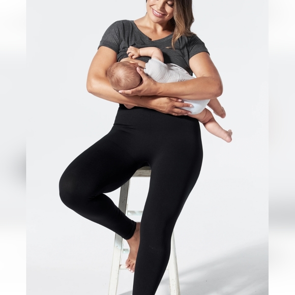 BLANQI High Waist Postpartum Nursing Support Leggings Small - Picture 4 of 11